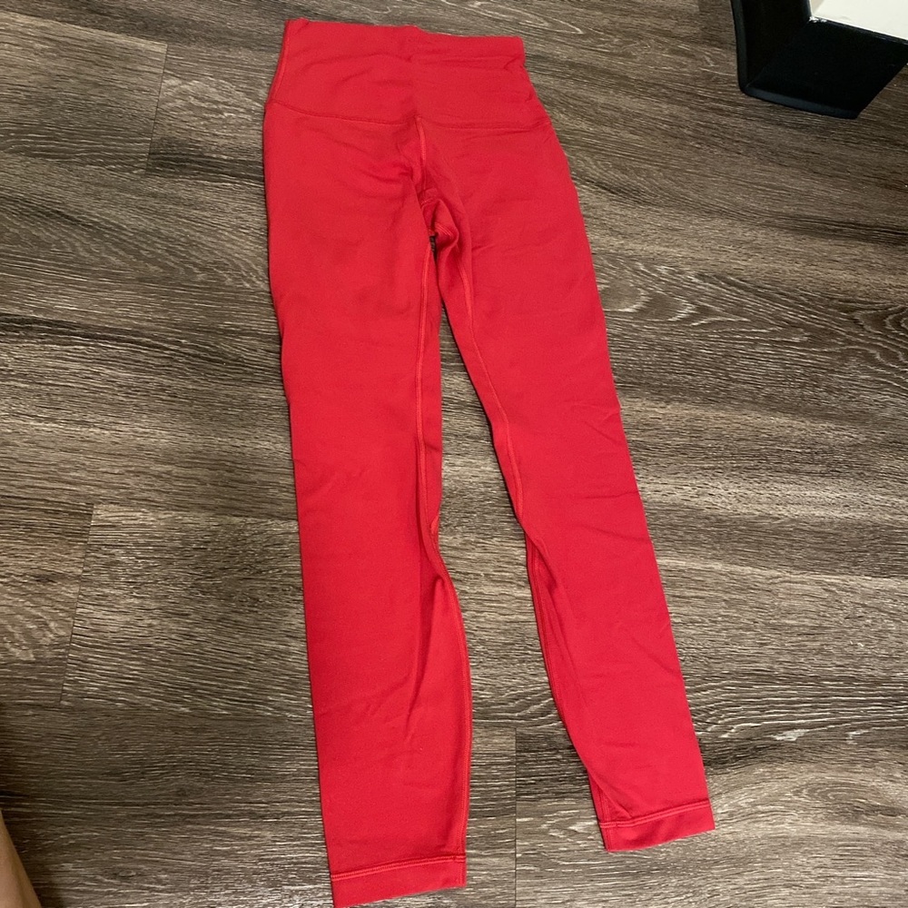 Lululemon Limited Edition Lunar New Year Align High-Rise Leggings Dark Red 28”